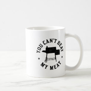 Caneca De Café Você não pode derrotar meu Churrasco de carne chif