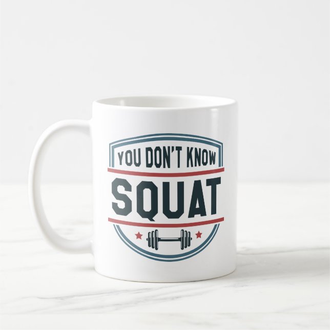 Caneca De Café Você não sabe ao quadrado (Esquerda)
