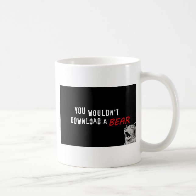 Caneca De Café Você não transferiria um urso - GeekShirts (Direita)