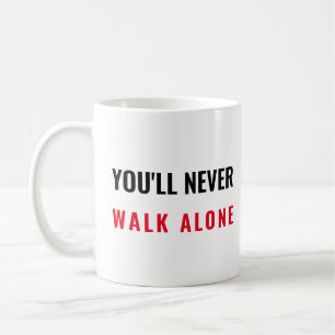 Caneca De Café Você nunca andará sozinho