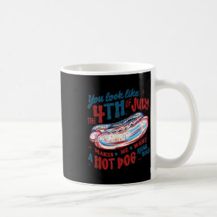 Caneca De Café Você Parece um Cachorro Quente do Dia 4 de Julho