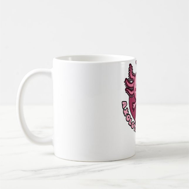 Caneca De Café Você Pergunta Tudo Salamander Cute Aolotl (Esquerda)