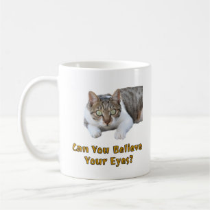 Caneca De Café Você Pode Acreditar Em Sua Bela Arte Gato