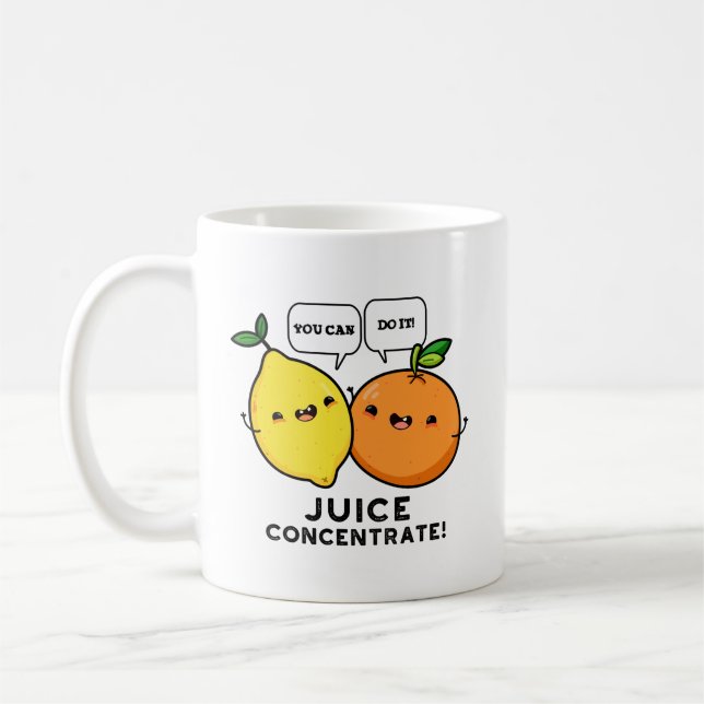 Caneca De Café Você Pode Concentrá-Lo Positivo Em Fruta (Esquerda)
