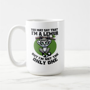 CANECA DE CAFÉ VOCÊ PODE DIZER QUE EU SOU UM LEMUR MAS EU NÃO SOU