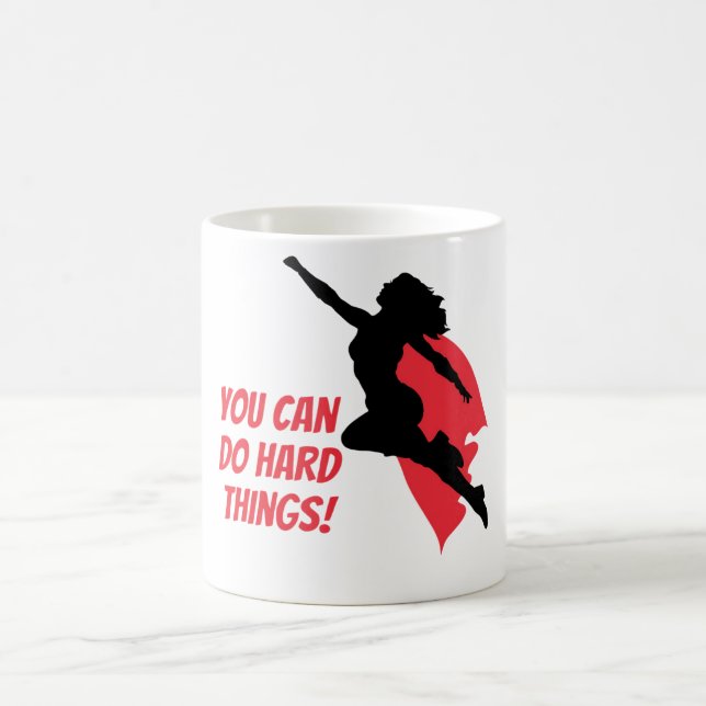 Caneca De Café Você pode fazer coisas difíceis  (Centro)
