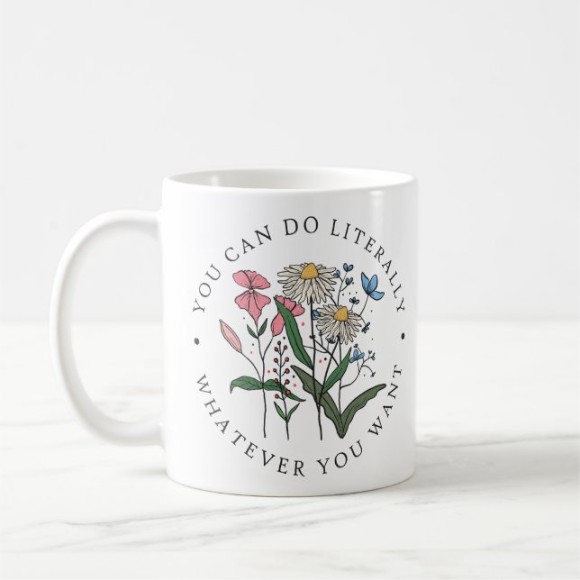 Caneca De Café Você Pode Fazer Literalmente O Que Quiser (Esquerda)