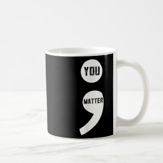 Caneca De Café Você Ponto e Vírgula Prevenção do Suicídio Conscie
