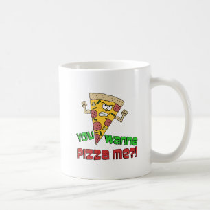Caneca De Café Você Quer Pizza Me Engraçada?