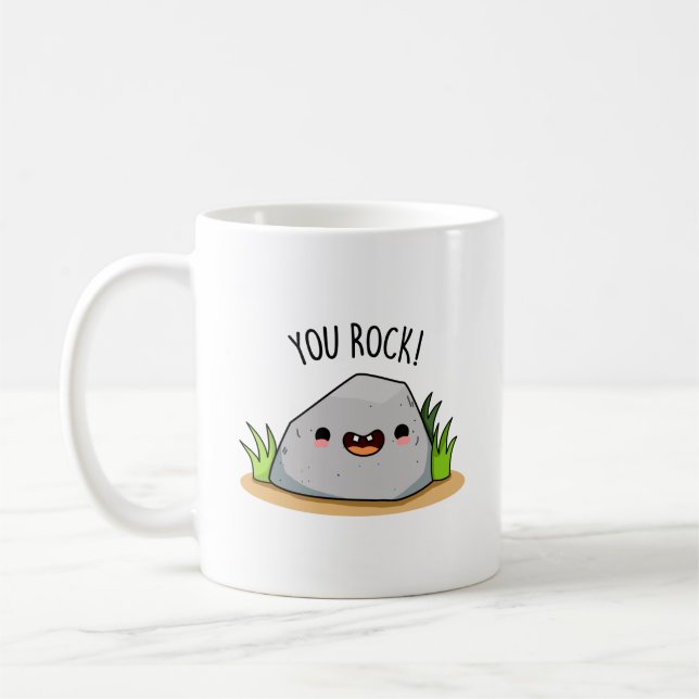 Caneca De Café Você Rock Engraçado Geology Pun (Esquerda)