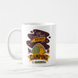 Caneca De Café Você Sabe O Que Rita Com O Álcool De Acampamento