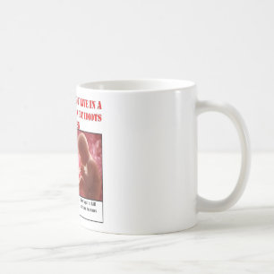 CANECA DE CAFÉ VOCÊ SABE QUE VOCÊ MORA EM UM PAÍS CORRIDO POR