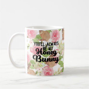 Caneca De Café Você sempre será minha querida coelhinha, com um