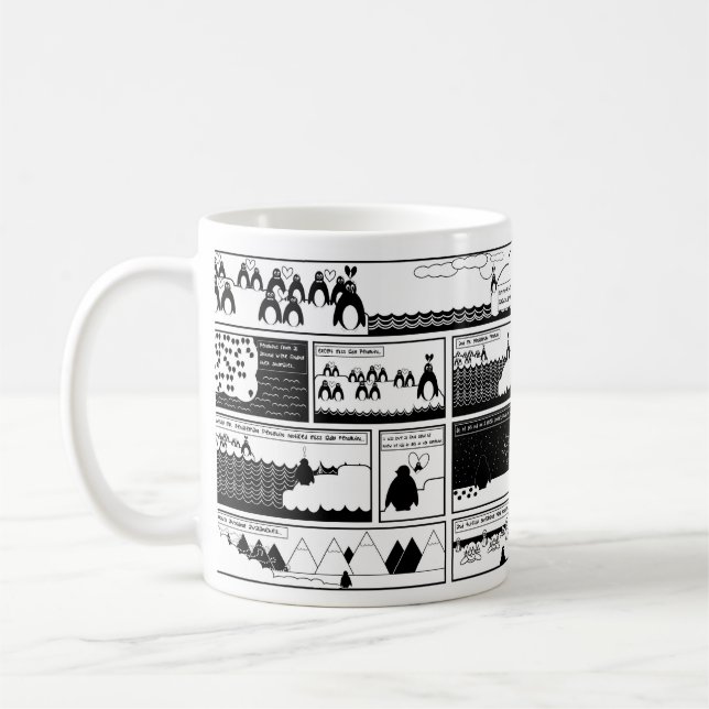 Caneca De Café Você será meu pinguim? (Esquerda)