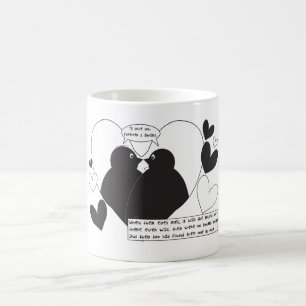 Caneca De Café Você será meu pinguim? - Mude a cor