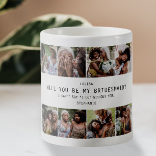 Caneca De Café Você Será Minha Dama de Honra? Lembrança de Grad