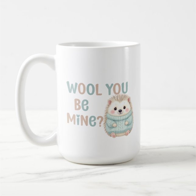 Caneca de Café Você Será Minha de Lã (Esquerda)