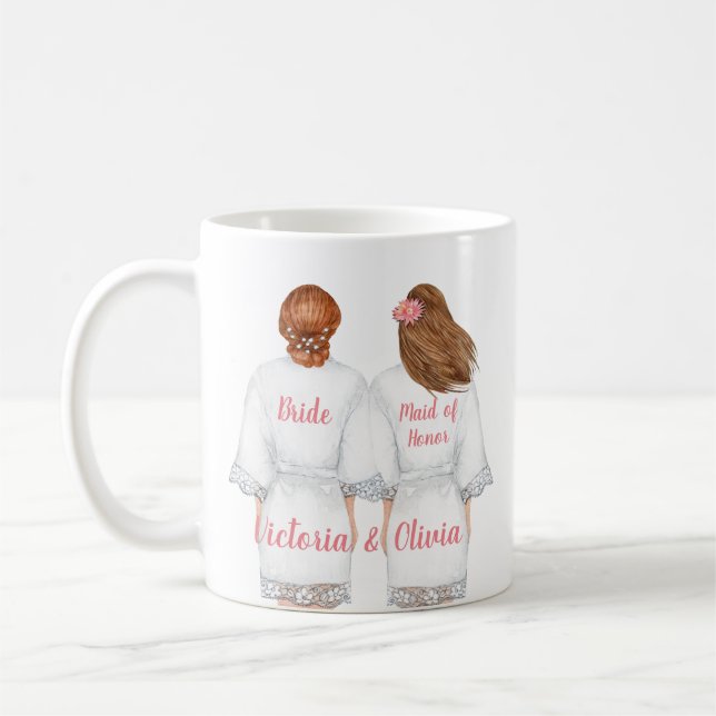 Caneca De Café Você será minha Madrinha de casamento? (Esquerda)