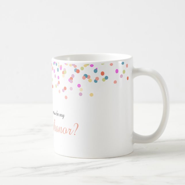 Caneca De Café Você será minha Madrinha de casamento Festiva Conf (Direita)