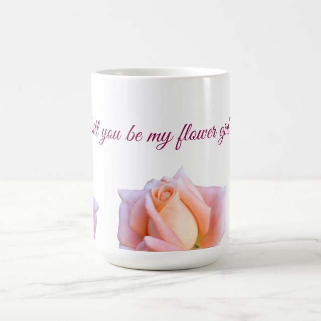 Caneca De Café Você será minha pirralha-flor, Rosas Rosa? (Centro)