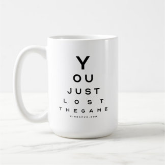 Caneca De Café Você Simplesmente Perdeu O Gráfico Ótico Do Jogo