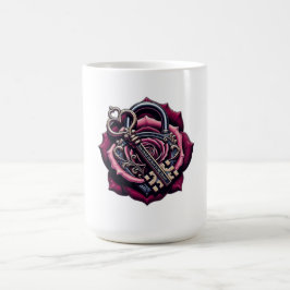 Caneca De Café Você Tem a Chave do Meu Coração Camiseta com Fecha