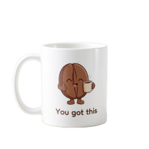 Você Tem Esse Personagem de Grão de Café Fofo