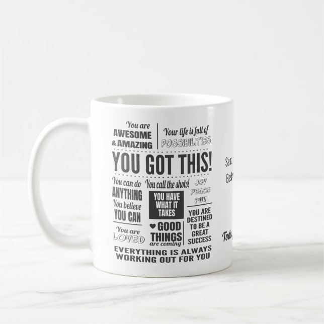 Caneca De Café Você Tem Estas Cotações Motivacionais (Esquerda)