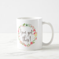 Você Tem Este Script | Floral Wreath Mug
