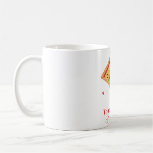 Caneca De Café Você tem uma pizza do meu coração, Comida e humor