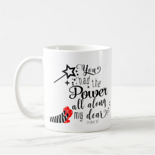 Caneca De Café VOCÊ TINHA O PODER O TEMPO TODO Oz Wand Personaliz