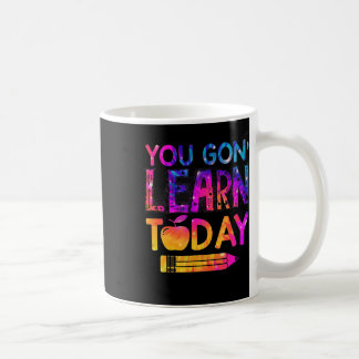 Caneca De Café Você Vai Aprender Hoje Professor Divertido Tie Dye