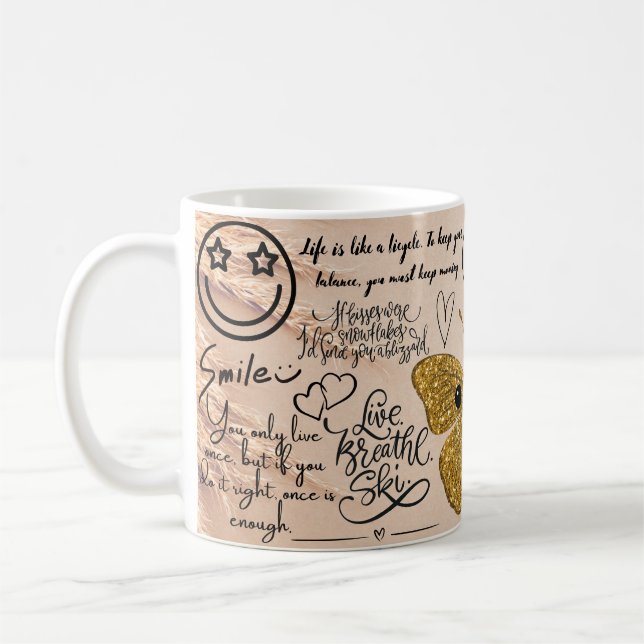 CANECA DE CAFÉ VOCÊ VIVE APENAS UMA VEZ (Esquerda)