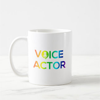 Caneca De Café Voice Ator Mug Rainbow