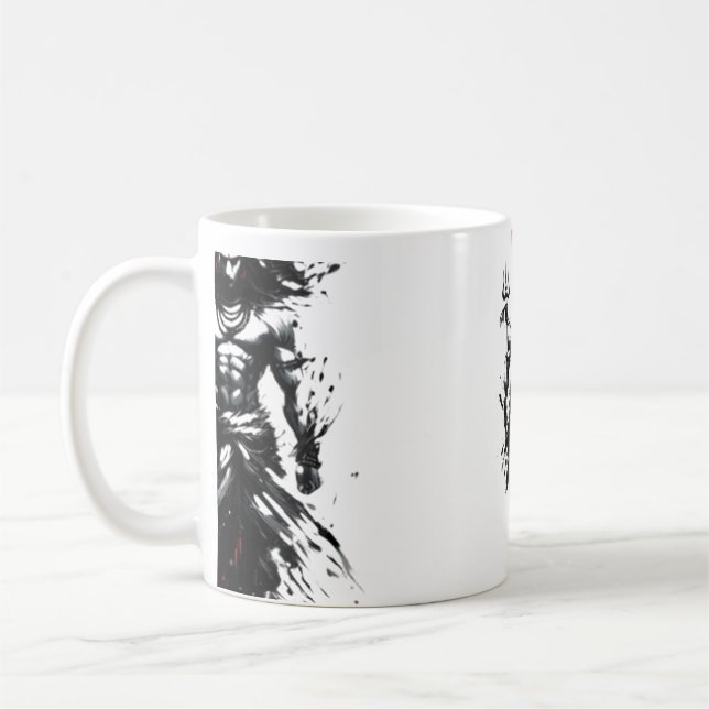 Caneca De Café Void-Born Mahadev The Crimson Axis When Silence Ta (Esquerda)