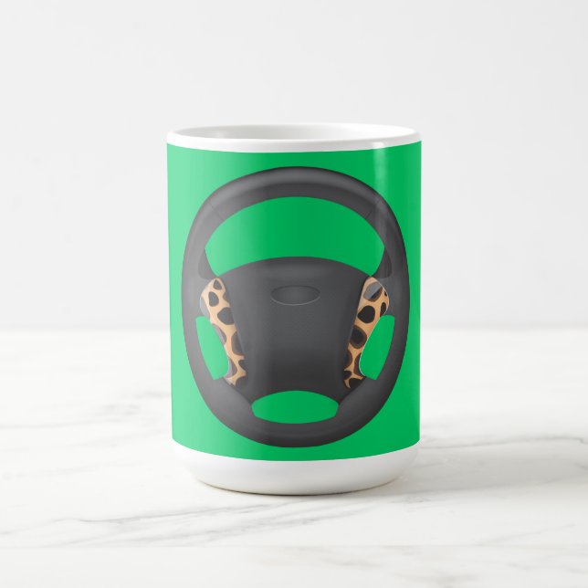 Caneca De Café Volante Estampado de Zebra (Centro)