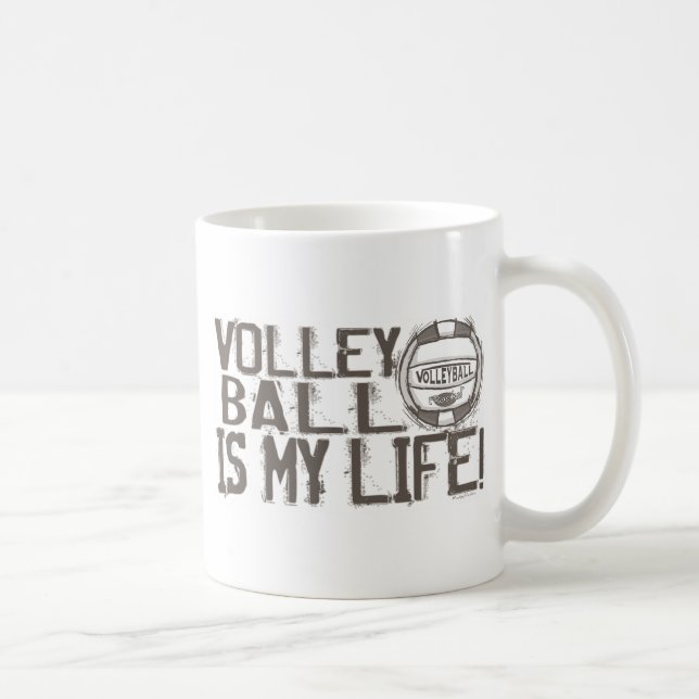 Caneca De Café Voleibol (Direita)