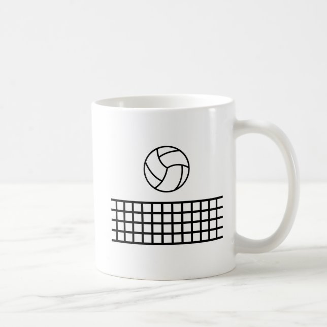 Caneca De Café Voleibol (Direita)