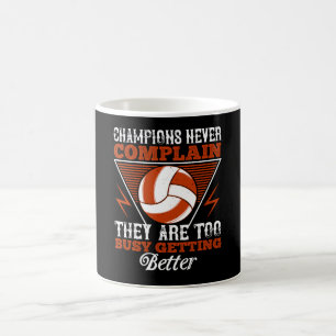 Caneca De Café Voleibol - Campeões Nunca Reclamam
