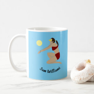 Caneca De Café Voleibol de praia
