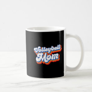 Caneca De Café Voleibol Mãe Diversão Leopardo Bola Mãe Dia de as 