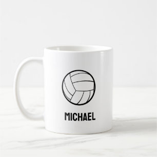 Caneca De Café Voleibol Personalizado,Presente Para Jogador De Vo