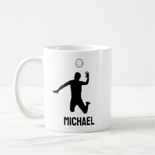 Caneca De Café Voleibol Personalizado,Presente Para Jogador De Vo