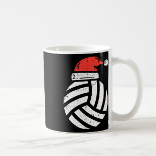 Caneca De Café Voleibol Santa Hat Natal jogador desportivo C
