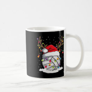 Caneca De Café Voleibol Santa Hat Reindee de Natal Diversão