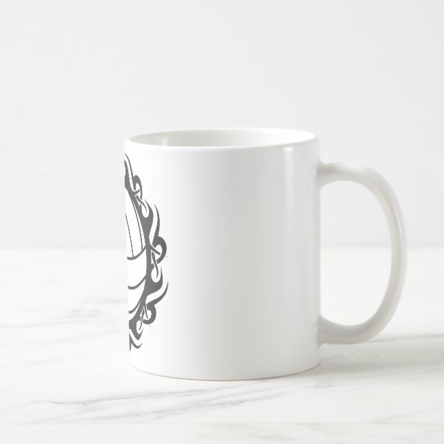 Caneca De Café voleibol tribal (Direita)