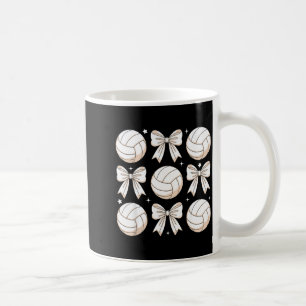 Caneca De Café Volleyball Coquete Laço Volleyball Mamãe Irmã