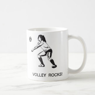 Caneca De Café VOLLEYBALL ROCKS!Mug De Café