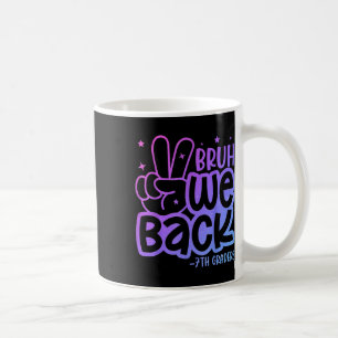 Caneca De Café Voltamos, alunos da 7ª série de volta às aulas, sé