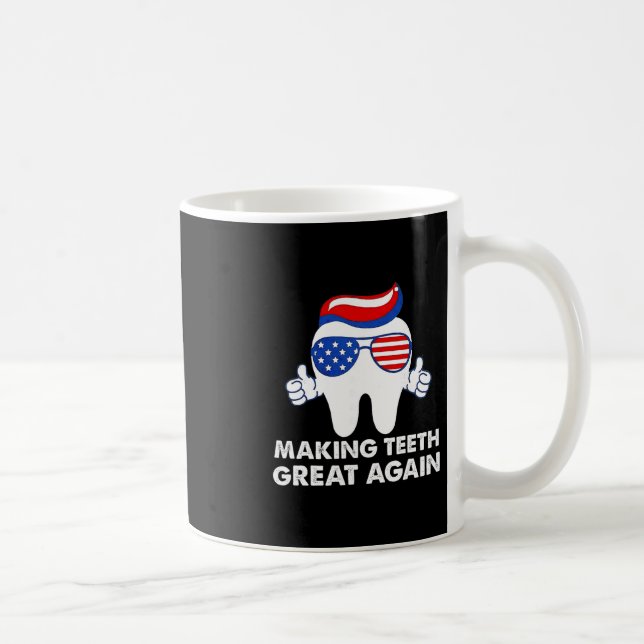 Caneca De Café Voltando a Tornar os Dentes Ótimos de Novo Cabelo  (Direita)